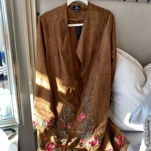 *NEW* Curations Bohemian Glamour Faux Suede Topper